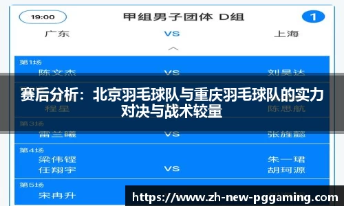 赛后分析：北京羽毛球队与重庆羽毛球队的实力对决与战术较量